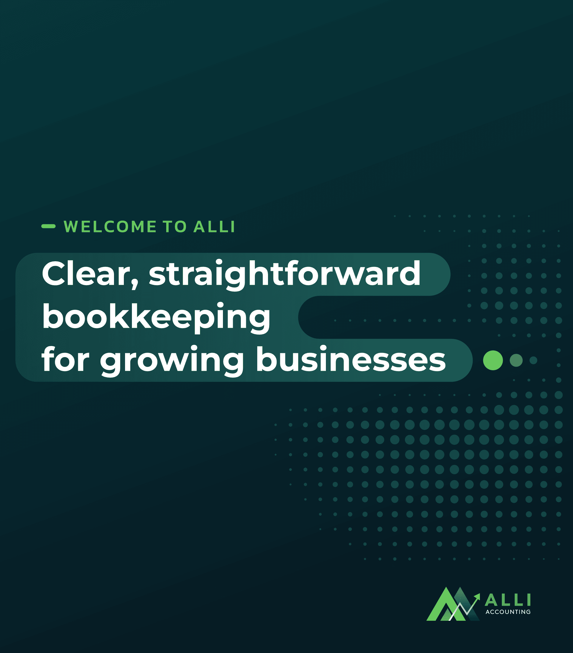 Clear, straightforward bookkeeping for growing businesses