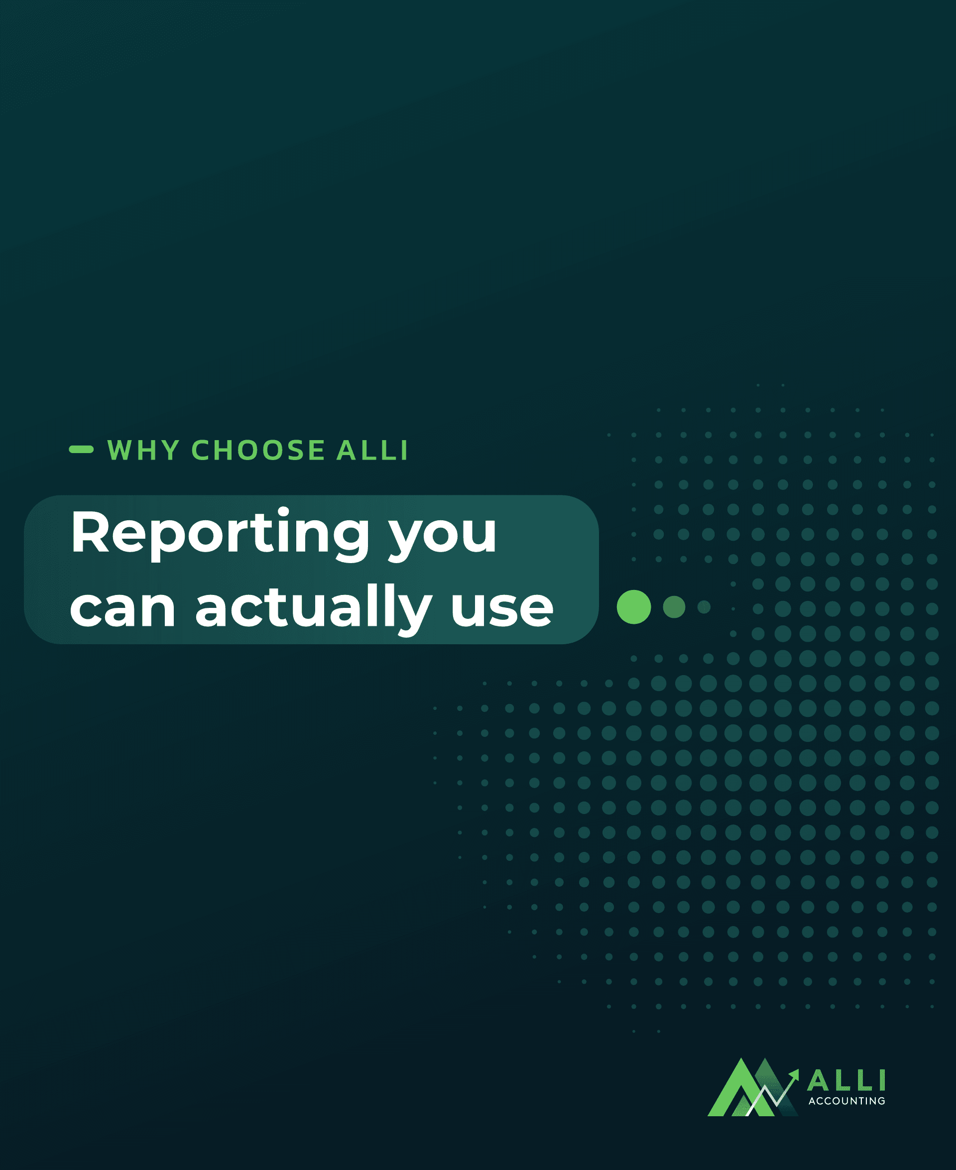 Reporting you can actually use